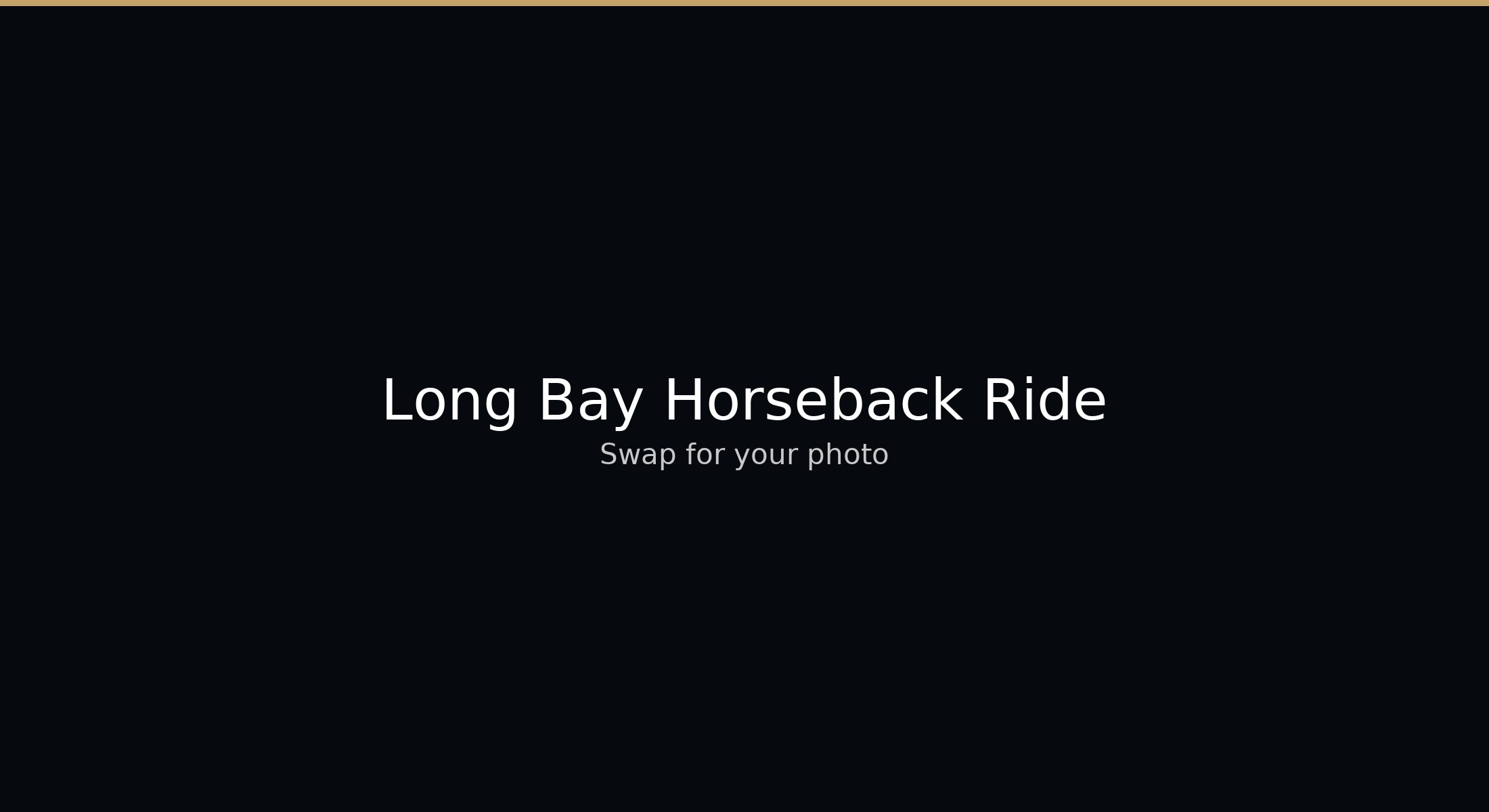 Horseback in Long Bay